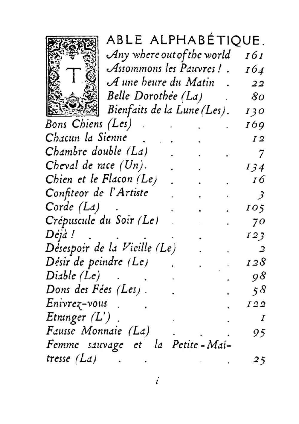 Le spleen de Paris. ou, Les cinquante petits poèmes en prose | Charles Baudelaire