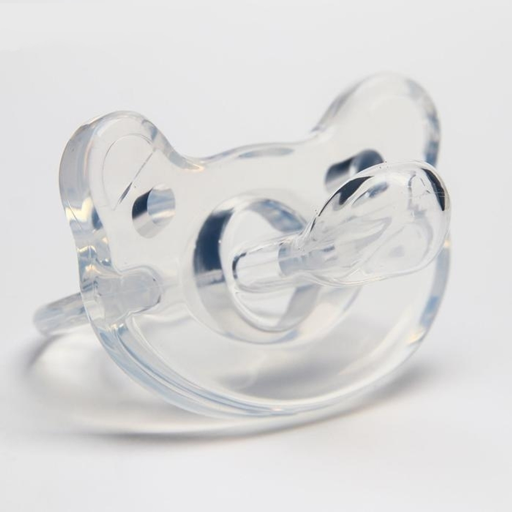 4800404 Пустышка цельносиликоновая, от 0 мес., ортодонтическая "Мишка"