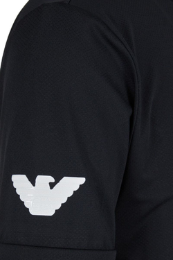 Теннисное поло EA7 Man Jersey Jumper - Black