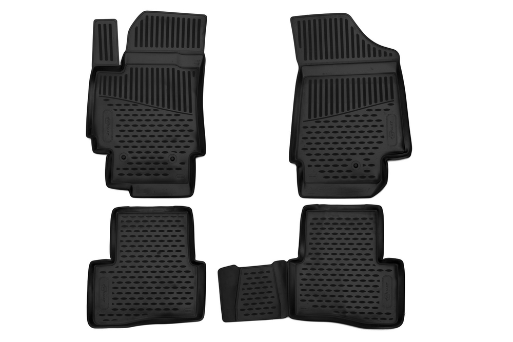 Коврики в салон для HYUNDAI Creta (I, Ip), 2016-2021, 4 шт. (Повышенная устойчивость, повышенная износостойкость) FORMAT.2062210K