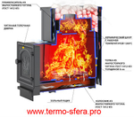 Печь ВЕЗУВИЙ Сенсация 22 Антрацит (ДТ-4) б/в