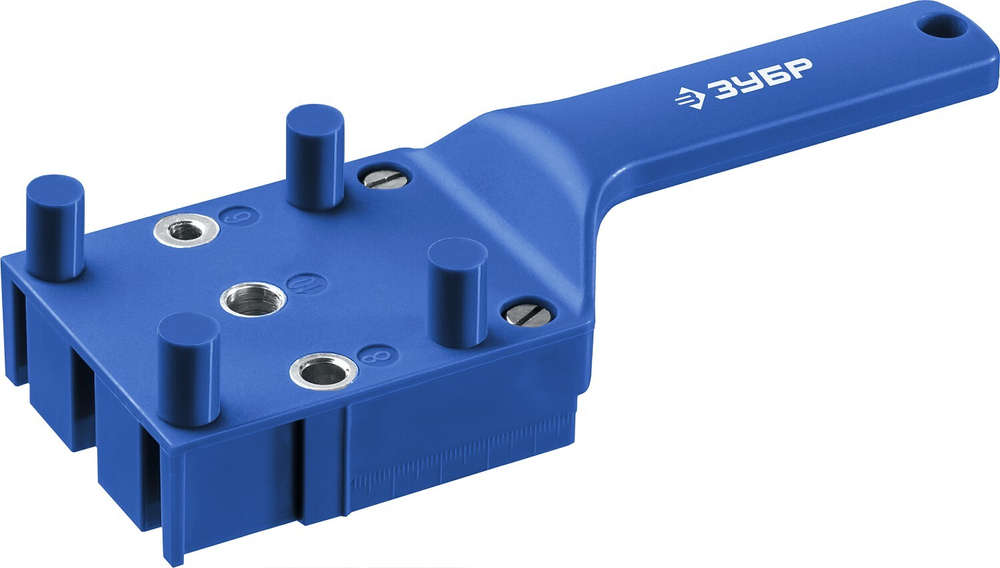 ЗУБР три отверстия, кондуктор для шкантов, Профессионал (30083)