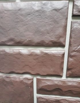 Фасадная панель FineBer Камень коричневый