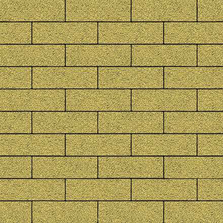 Тротуарная плитка ПРЯМОУГОЛЬНИК 300х100 мм - Гранит Желтый