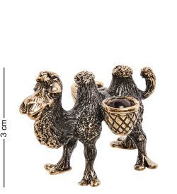 Народные промыслы AM-2821 Фигурка «Верблюжонок» (латунь, янтарь)