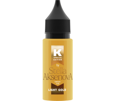 Light Gold КРАСКА Tattoo Ink by Stella Aksenova