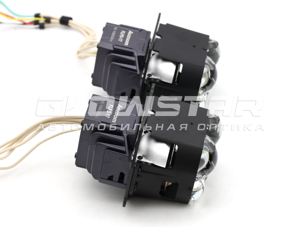 Билед модули Aozoom FLPD-17-01 3.0 дюйма, 12V 60/94W, 5100/7500Lm (комплект, 2шт)