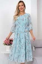 Платье Хелен (голубой) Р11-1075/5 Nikol (Акция)