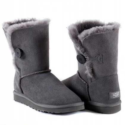 Угги Bailey Button Grey