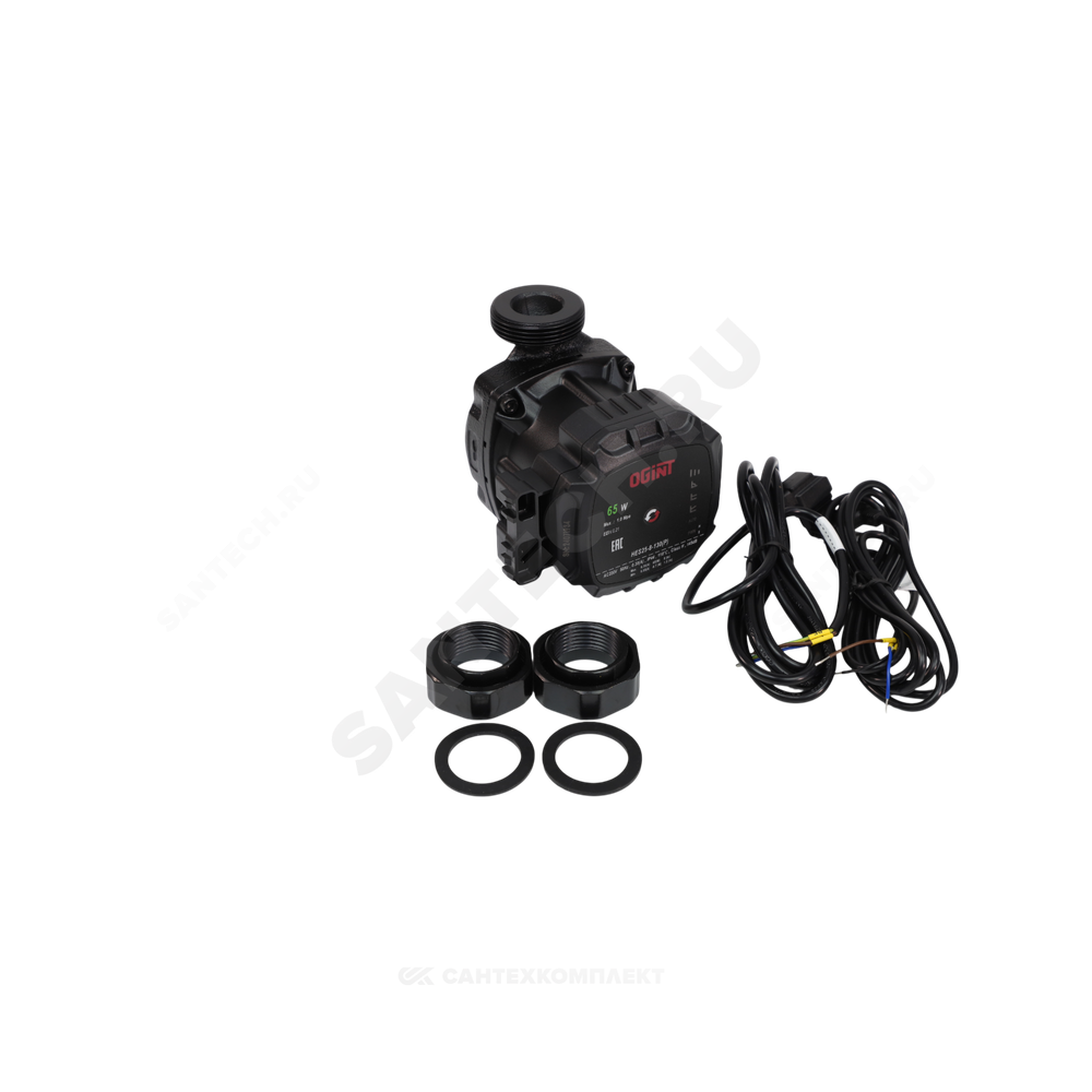 Насос циркуляционный с мокрым ротором HES25-8-130(P) PN10 1х220-240В/50 Гц Ogint