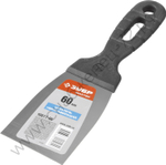 ЗУБР 60 мм, пластиковая ручка, нержавеющий, Шпатель, МАСТЕР (10077-06)