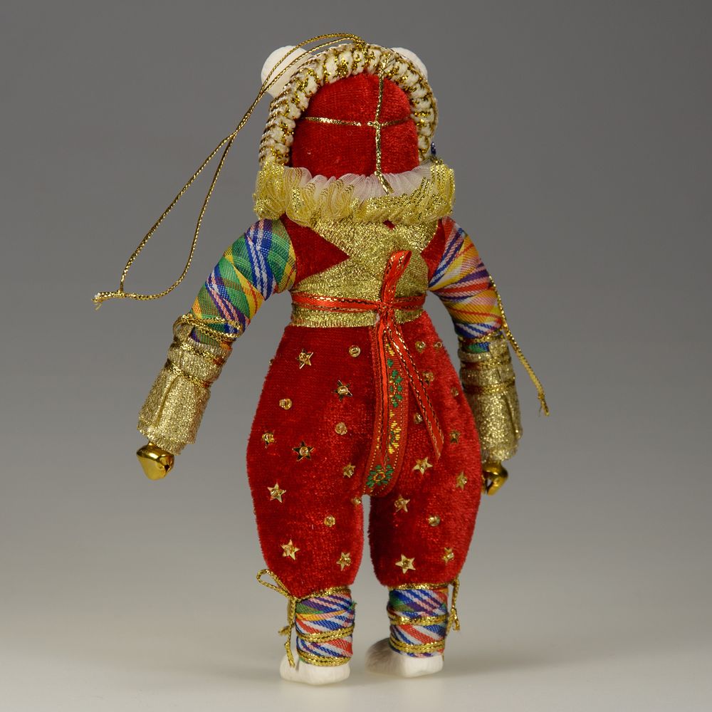 Ёлочная игрушка Медведь-Циркач