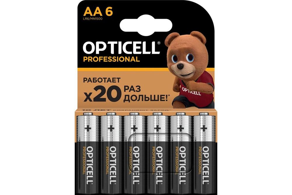 OPTICELL Basic Батарейки AA 6шт