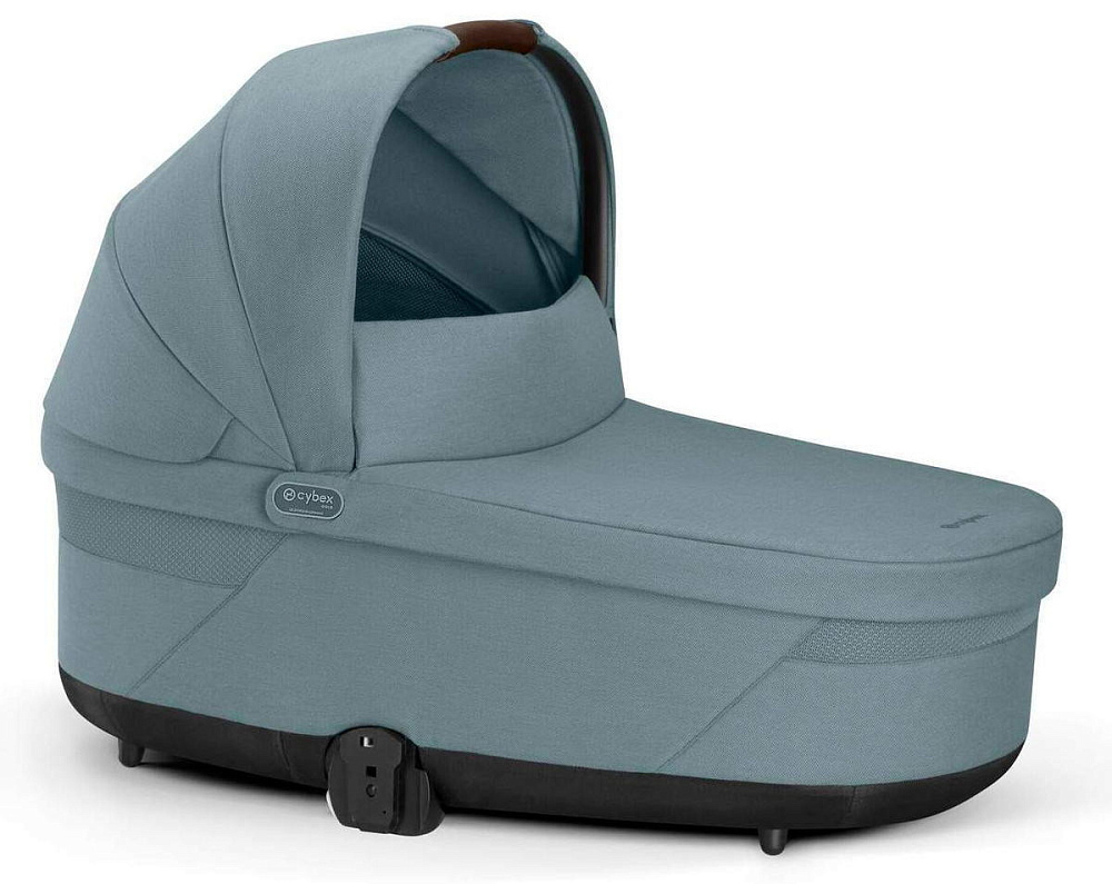 Коляска Cybex Balios S Lux TPE complete Cloud G Fog Grey 3 в 1 Stormy Blue с дождевиками