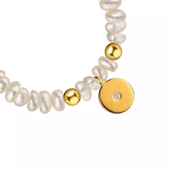 кольцо с жемчугом и луной