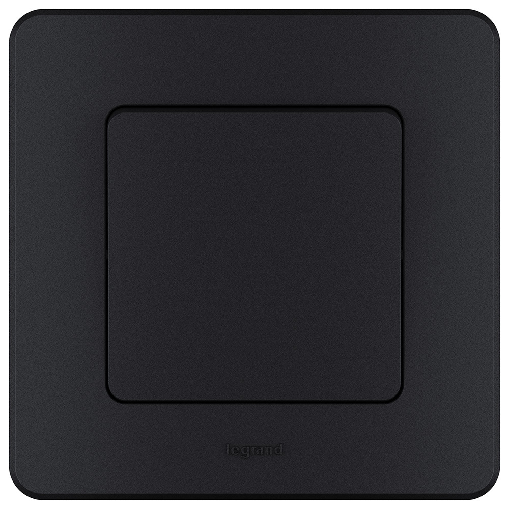 Выключатель 1-клавишный 10А 250В антрацит Inspiria Legrand