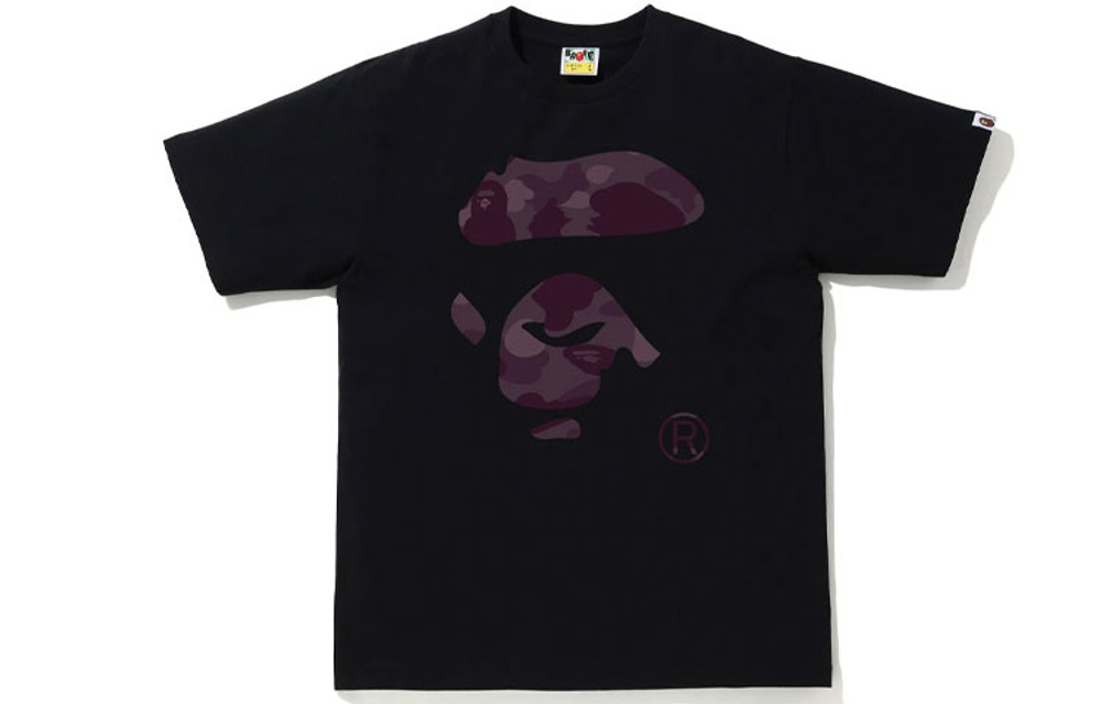 A Bathing Ape Reflector 1st Camo Ape Face Tee