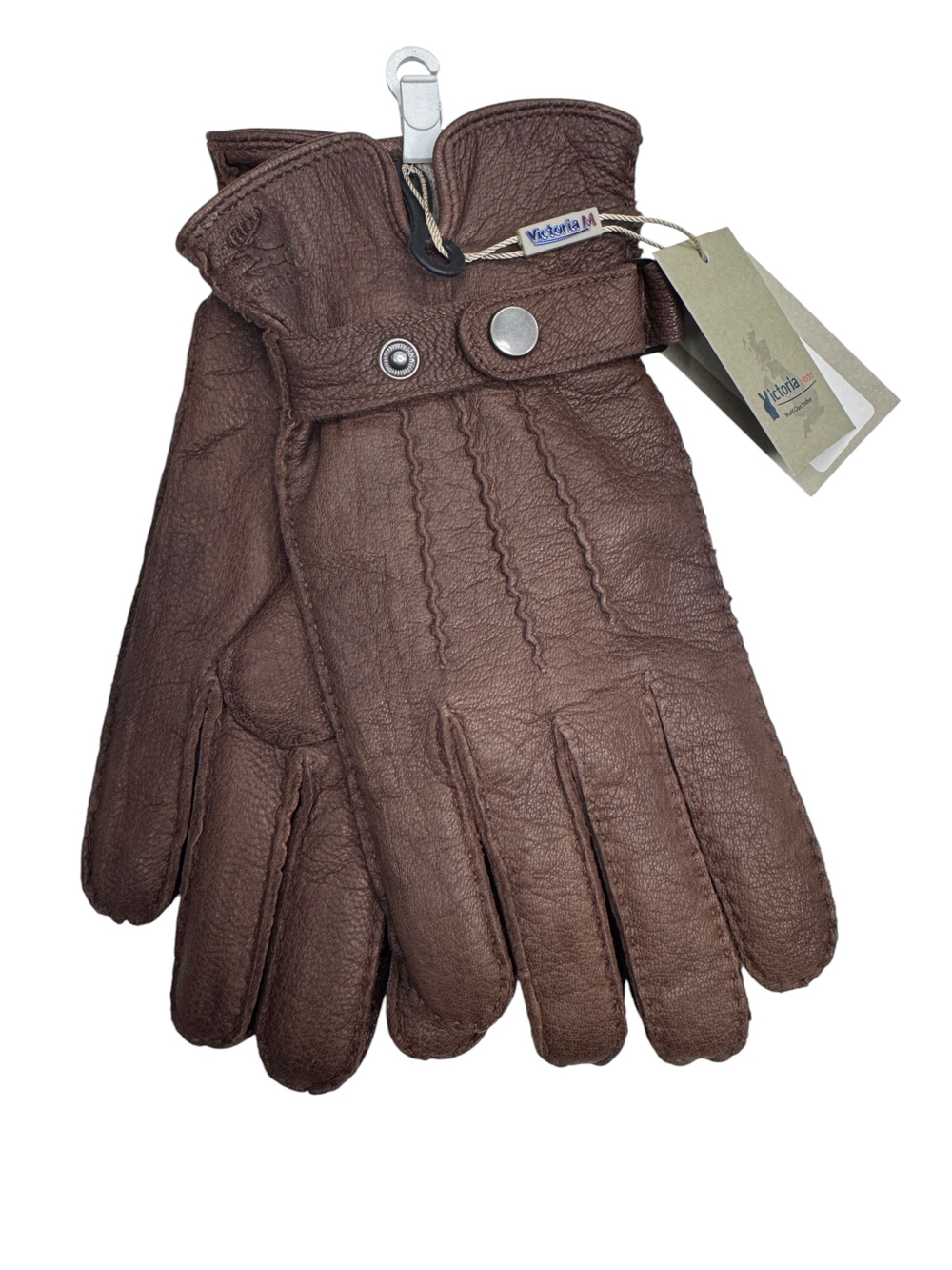 Перчатки. Мужские. Материал верха: Кожа оленя. Подклад: Трикотаж-шерсть. 5 шт в упаковке.