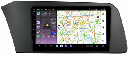 Магнитола для Hyundai Elantra 2021+ - Kuberg QLed, Android 13, TS20, CarPlay, SIM-слот