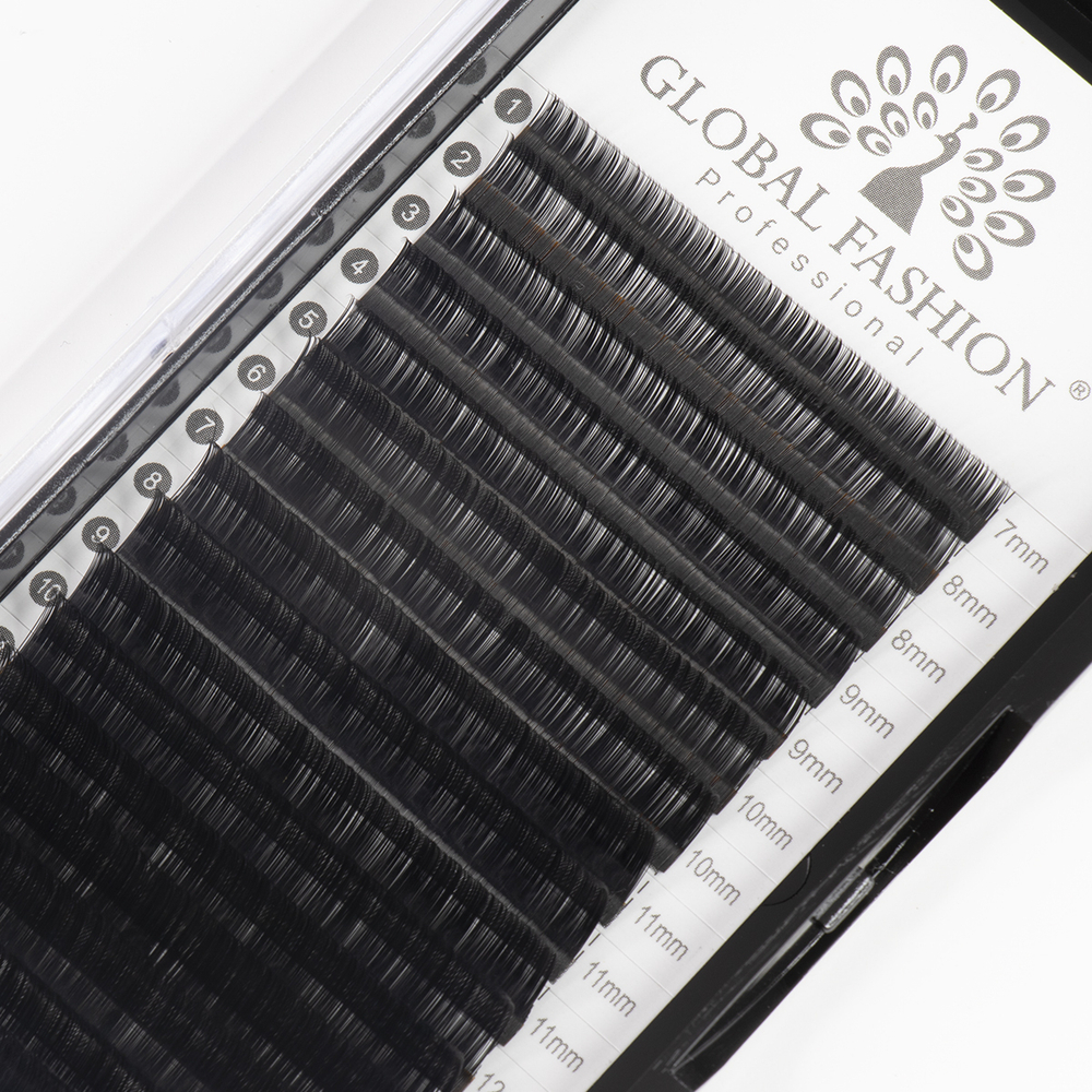 Набор ленточных ресниц Global Fashion Premium Lashes микс (7-15 мм) C 0.07