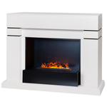 Каминокомплект Real Flame Lindelse 26 WT с очагом 3D Cassette 630 Black Panel