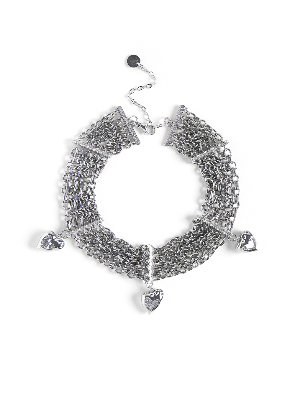 Колье "Ice Heart" Silver