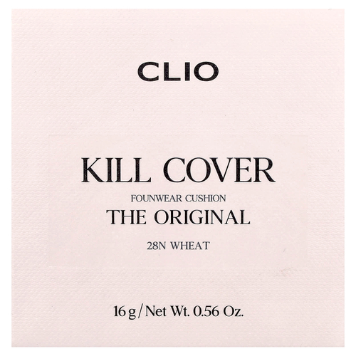 Clio, Mill Cover FounWear Cushion, кушон, оттенок 28N, пшеница, 16 г (0,56 унции)