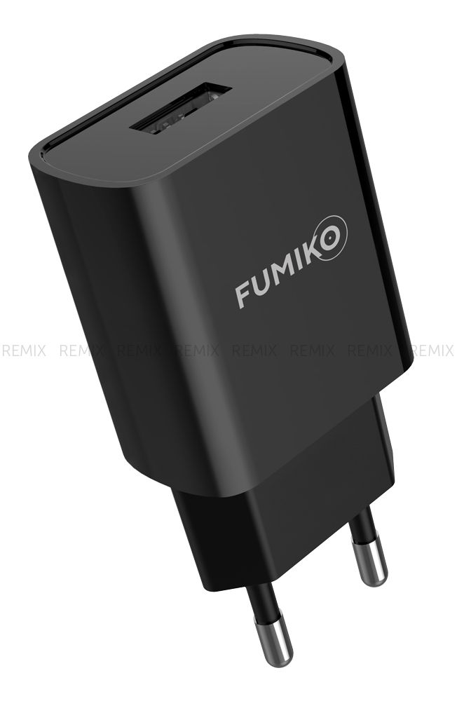 Зарядное устройство FUMIKO CH07 1USB 2.1А черное