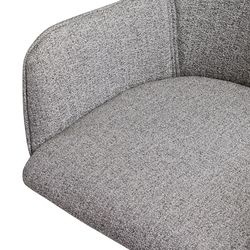 Кресло Isla, рогожка, серое