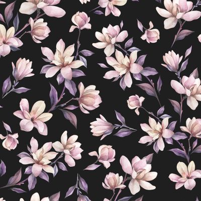 розовые цветки магнолии