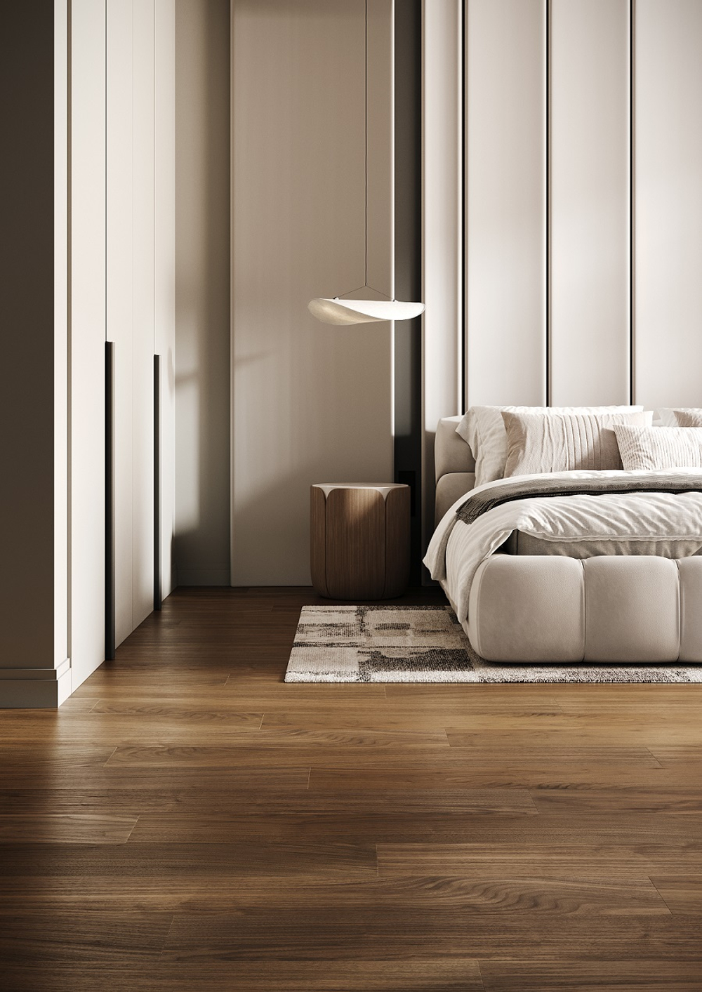 Кварцевый паркет Quartz Parquet Классик Орех Американский 400-29 5/0,6 мм