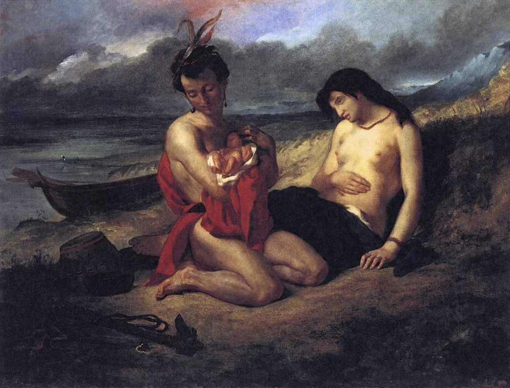 Eugene Delacroix (1798-1863)- эротическое искусство французского художника Эжена Делакруа. 16+
