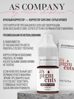 Пигмент для сине-серых бровей от Алины Шаховой корректор