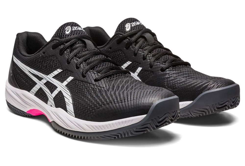 Мужские кроссовки теннисные Asics Gel-Game 9 Clay/OC - black/hot pink