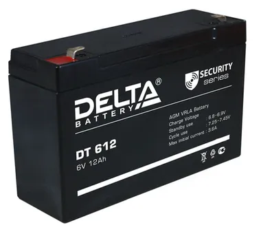 Аккумуляторы Delta DT 612 - изображение 1 Аккумуляторы Delta DT 612 - фото 1