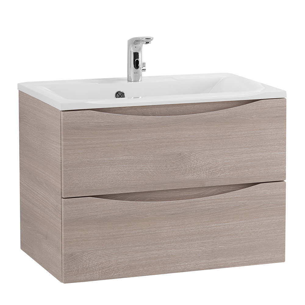 Тумба подвесная с раковиной BelBagno MARINO-650-2C-SO-RG-P