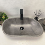 Раковина из речного камня RS63635 (64*35*16) 0124