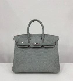 Сумка Hermes из кожи крокодила 25 см