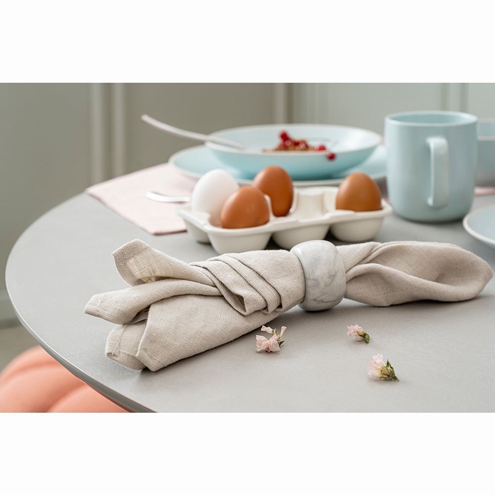 Набор колец для салфеток 2шт 5см Liberty Jones Marm белый