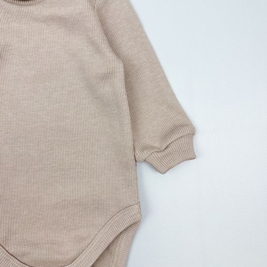 Боди-водолазка из кашкорсе, Капучино