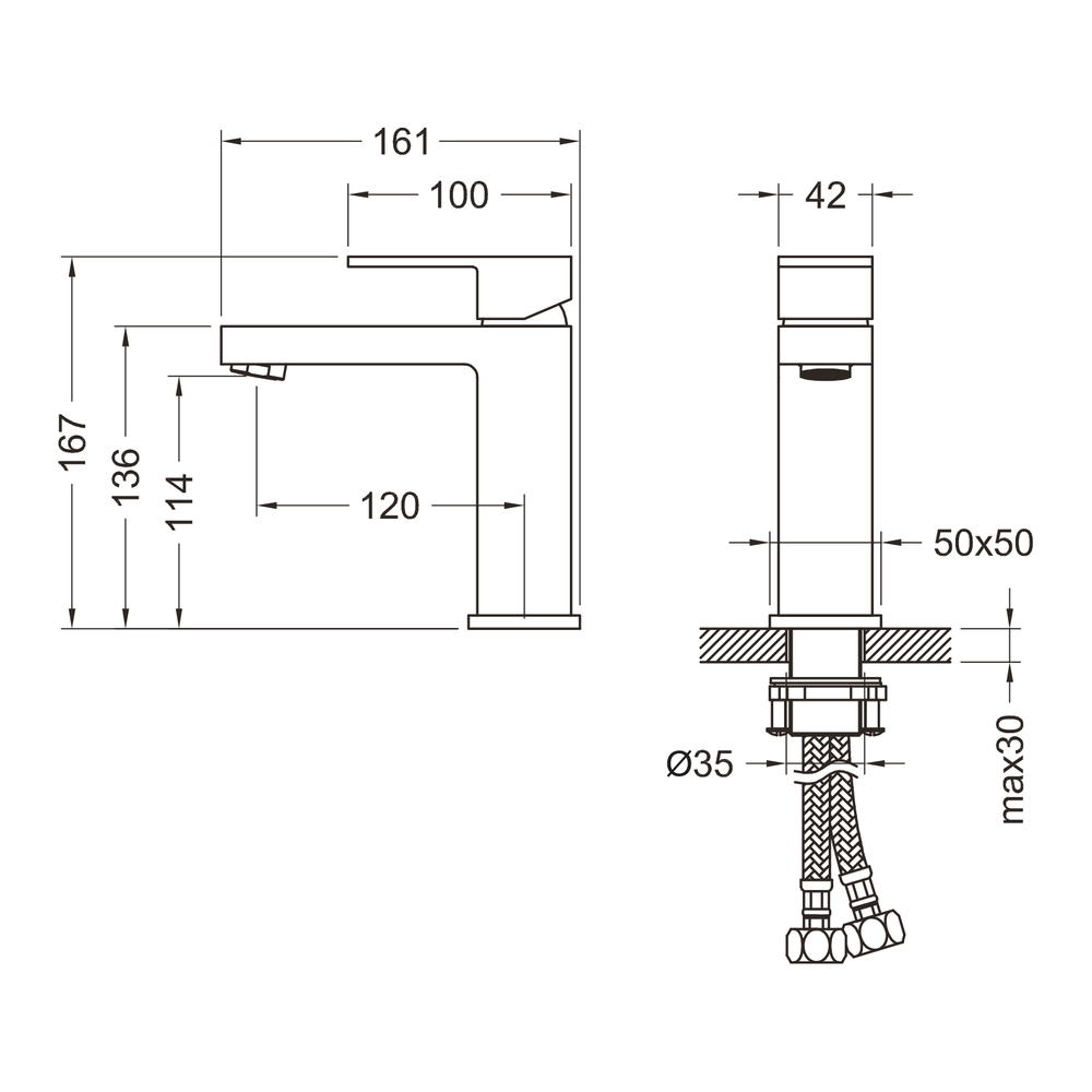 Смеситель для раковины Timo Selene 2061/16F белый матовый