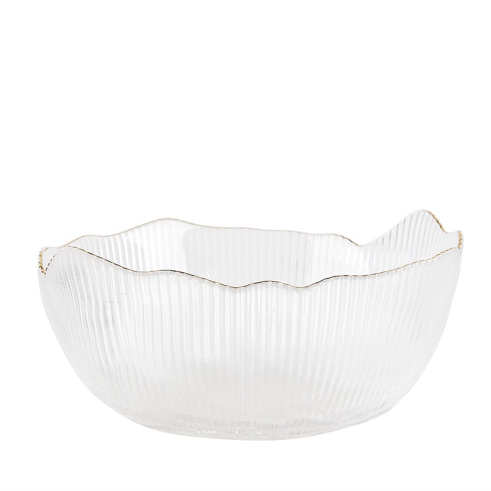 Салатник, набор 3шт. "Frost stripe" (белый) d=12,5/15,5/19см (стекло) (транспортная упаковка)