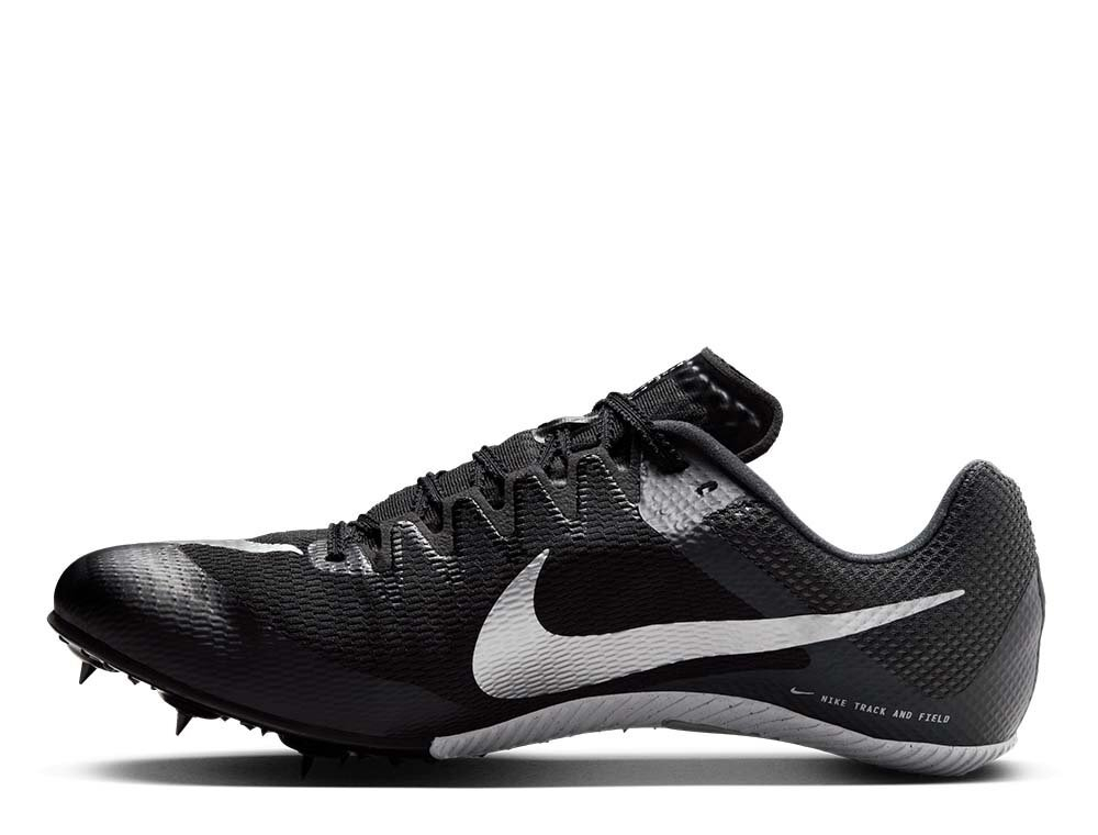 Шиповки беговые Nike Zoom Rival Sprint U Черно-Серебряные