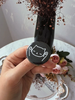 Значки черные котики эстетика