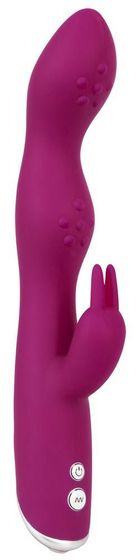 Фиолетовый вибратор A &amp; G-Spot Rabbit Vibrator для стимуляции зон G и A - 23,6 см.