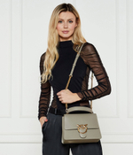 Сумка-трапеция LOVE ONE Pinko - серый(100066 A0F1)