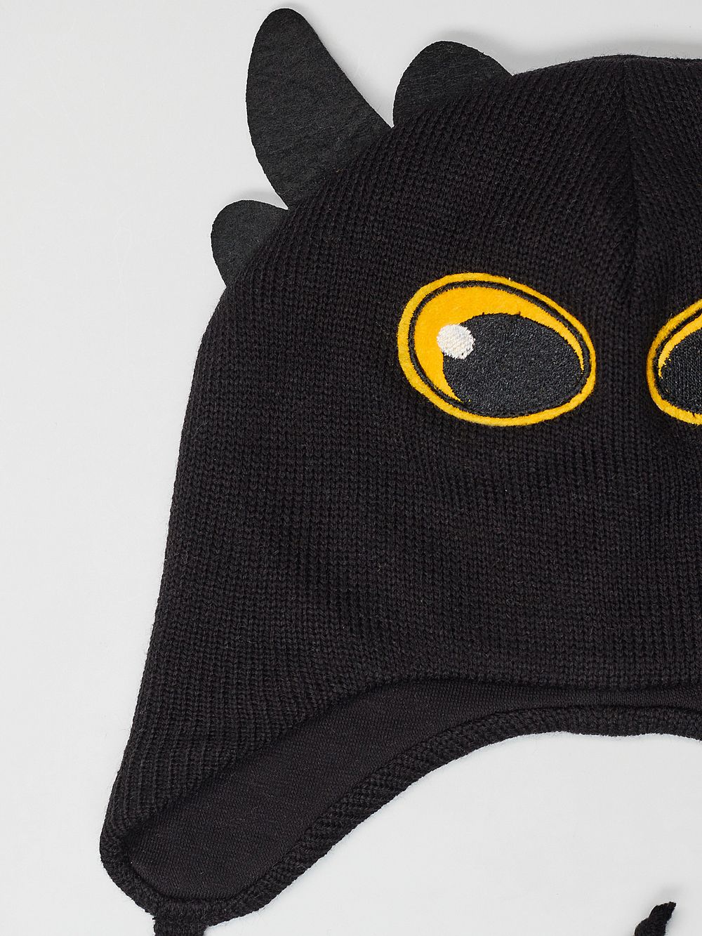 Шапка весенняя/осенняя вязаная БЕЗЗУБИК (Черный)