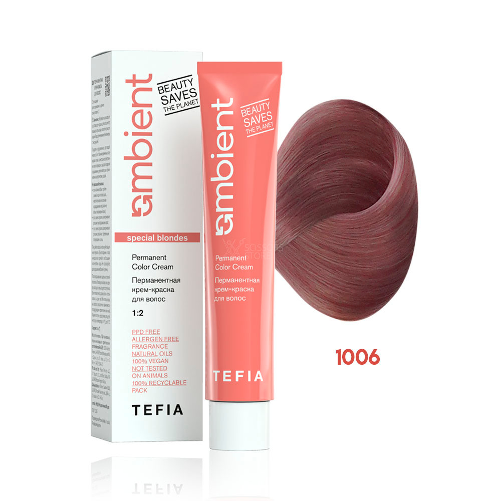 Перманентная крем-краска для волос Ambient, 60 мл