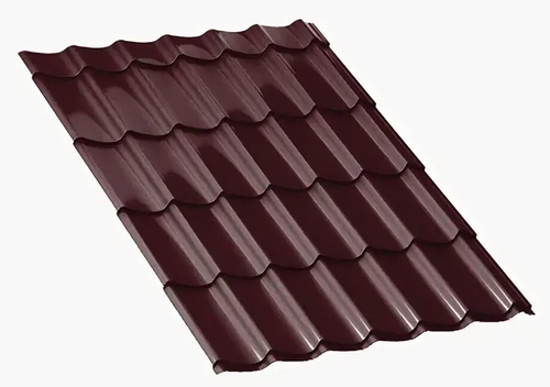 Металлочерепица Monterrey/Ламонтерра (VikingMP-01-8017-0,45) Цена за м²