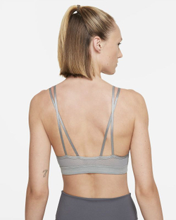 ТОП теннисный Nike New York Indy Strappy Bra W - серый